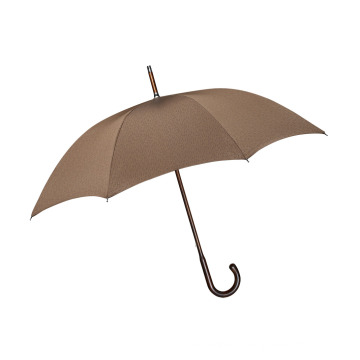 Manual Open Brown High Quality Straight Umbrella (BD-51)